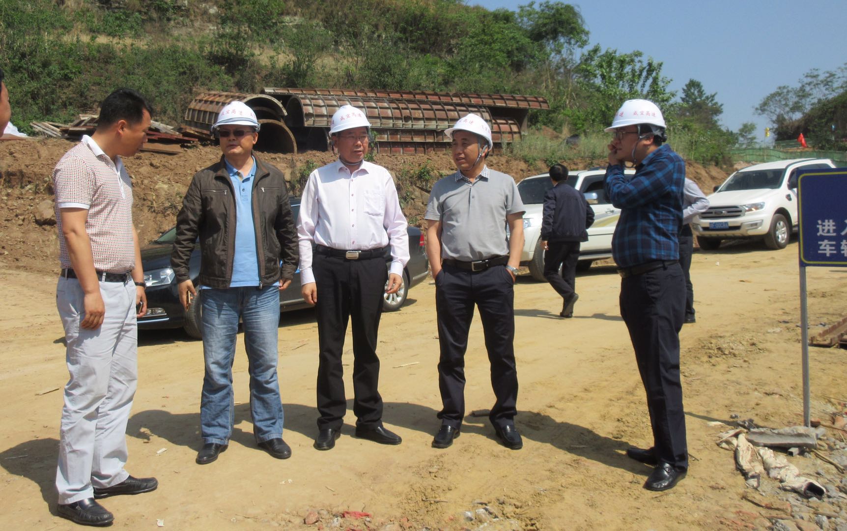 眉山市人大副主任李勇刚调研成宜高速（仁寿段）建设情况